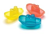 Playgro Badeboote, 3 Stück, BPA-frei, Ab 6 Monaten, Bright Baby Boats,...