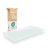September Komfortschaum Topper 70 x 190 x 6 cm - Mittel-Fest - Made in Germany -...