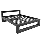 MetaloPro® Massives Bettgestell – Metall Bettrahmen bis 1000 kg belastbar,...