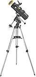BRESSER Teleskop Spica 130/1000 EQ3 - Spiegelteleskop mit Smartphone-Adapter &...