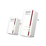 AVM FRITZ!Powerline 540E / 510E WLAN Set (500 MBit/s, WLAN-Access Point,...