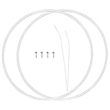 PARTSEE 2x Pumpensumpfdichtung Ø182mm Reparatursatz für Bosch Siemens 12005744...