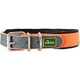 HUNTER Hundehalsband CONVENIENCE COMFORT, Farbe: neonorange, Mit...