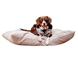 4L Textil ZOE Hundekissen flauschig Cord Hundebett Grosse Hunde mit Bezug und...