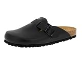 Lico Herren Bioline Clog Pantoletten, Schwarz, 46 EU