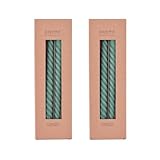 pajoma® Gedrehte Stabkerzen Grün 8 Stück | Hochwertige Drehkerzen - 45g...