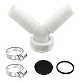 GIONAR Waschmaschinen-Schlauchverbinder Y-Typ, Waschmaschinen-Abfluss-Splitter,...