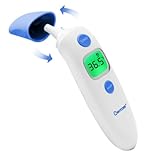 Berrcom Stirn-und Ohrthermometer Fieberthermometer Digitales Ohrthermometer...