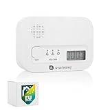 Smartwares Kohlenmonoxid melder, 10 Jahre Sensor, 1.5 Testsieger Wertung, mit...