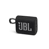 JBL GO 3 kleine Bluetooth Box in Schwarz – Wasserfester, tragbarer...