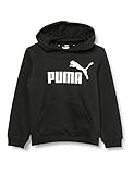 PUMA Jungen Big Logo Hoodie Fl B Sweatshirt, Puma Black, 110 EU