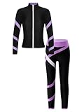 Aiihoo Mädchen Sportanzug Kinder Jogginganzug Sweatshirt +Sport Leggings/Shorts...