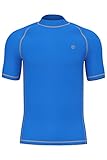 HDTIYUYP UV Shirt Herren Wasser - Kurzarm Schwimmen Tshirt Surf Shirt Männer...