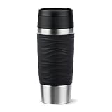Emsa Travel Mug 360ml Wave Thermobecher, neuer Komfort-Schraubverschluss,...