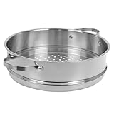 GRÄWE Dünsteinsatz Edelstahl 28 cm für Pro-Line Dampfgarer, Robuster...