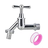 XCDMJ 1/2 Zoll Wasserhahn Garten Messing Kugelhahn Aussen Frostsicher...