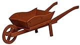dobar® 29195FSC Pflanzschubkarre aus Holz | Dekorativer Pflanzkasten für...