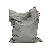 Fatboy® Original Silver Nylon-Sitzsack | Klassischer Indoor Beanbag, Sitzkissen...