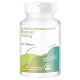 Löwenzahn Extrakt 750mg - 90 Tabletten ! 3-MONATS-VORRAT ! - vegan -...