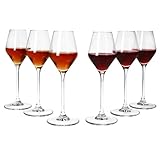 MamboCat 6er Set Carré Portwein-Gläser I 80ml, Höhe 19,5cm I für 6 Personen...