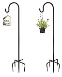 ADTSADDTO Garden Schäferhaken, 2 StÜCke 152 Cm Metall-Gartenstecker Mit Heavy...