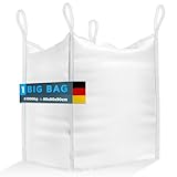 BIBODU Big Bag Säcke (1 EINHEIT) 1000kg | Big Pack 90x90x90 cm | Big Pack...