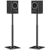 ELIVED Universal Lautsprecherständer höhenverstellbar bis 95cm, Boxenständer...