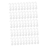 Vaguelly Maskenverlängerungsband Ohrenschoner 50 Stück Weiß Verstellbar...