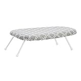 Amazon Basics Tisch-Bügelbrett mit klappbaren Beinen Spalier Abnehmbarer Bezug,...
