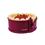 coox Springform mit Glasboden ⌀ 18 cm in Dunkelrot, backen und direkt auf der...