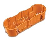 Pawbol 3-Fach Hohlwanddose Tiefe 60mm Fräsloch 3 x Ø 68 mm mit 6 vormontierten...