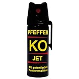BALLISTOL 24430 Pfeffer-KO Jet 50ml Spray – Verteidigungsspray gegen Tiere –...