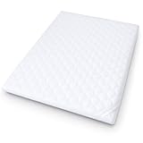 Matratzentopper 130x200 cm – Waschbare und Hypoallergene Matratzen Topper mit...