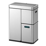 EKO Mirage Plus Mülltrennsystem mit 3 Fächer, 2 x 15 L und 30 L, Recycler...