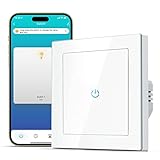 SMARTERCURRY Smart WLAN Lichtschalter 1 Fach 1 Weg Alexa Lichtschalter,...