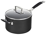 LE CREUSET Aluminium-Antihaft-Profi-Topf, 20cm, Silikongriff, geeignet für alle...