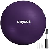 unycos - Gymnastikball 65 cm Sitzball Trainingsball für Yoga, Fitness,...