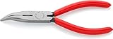KNIPEX Flachrundzange mit Schneide (Radiozange) mit Kunststoff überzogen...