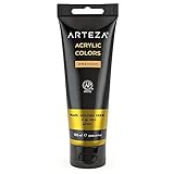 ARTEZA metallic Acrylfarbe, Perlgold A213, Acrylfarben in 120 ml Beutel,...