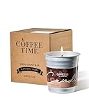 M&SENSE Duftkerzen Coffee, 200g Cappuccino Kaffee Kerze, Herbst Kerze Brenndauer...