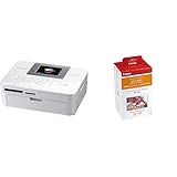 Canon Selphy CP1000 Fotodrucker 10x15 cm (mobiler Drucker, USB, 300x300 DPI,...