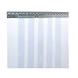 PVC-Streifenvorhang Industrie-Streifenvorhang 3x300mm, BxH 1,00x2,50m,...