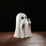 Starnearby Cute Geist Statue, Mittelfinger-Geist Figuren, 2025 Gruselig Geister...