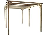 habitat et jardin Carport aus Holz Solar II 3 x 5 x 2,4 m