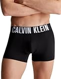 Calvin Klein Herren 3er Pack Boxershorts Trunks Unterwäsche, Schwarz...