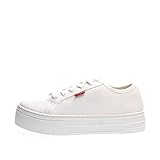 Levi's Damen Tijuana Sneaker, Weiß B White 50, 38 EU