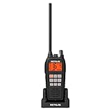 Retevis RM15 VHF Seefunkgerät, Marine Walkie Talkie IP68, 2000 mAh Akku,...