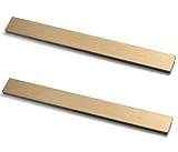 SYZOW 6 Stück Möbelgriffe Versteckte Schrankgriffe gold Aluminium,Lange...