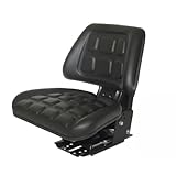 Traktorsitz Schleppersitz ECO – Gefederter Sitz, 5-fache Neigungsverstellung,...