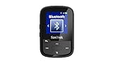 SanDisk Clip Sport Plus MP3 Player 32 GB (Bluetooth, 20 Stunden Akkulaufzeit,...